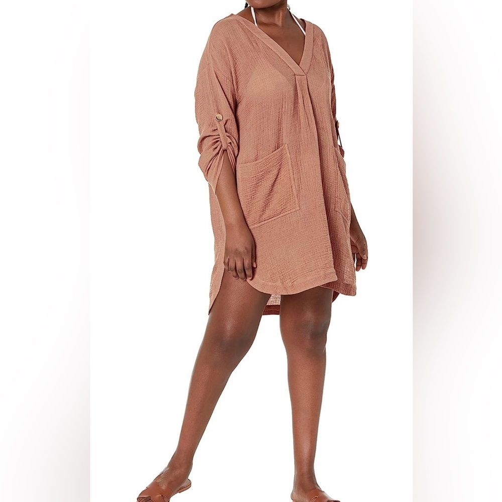 Seafolly gauze swim coverup